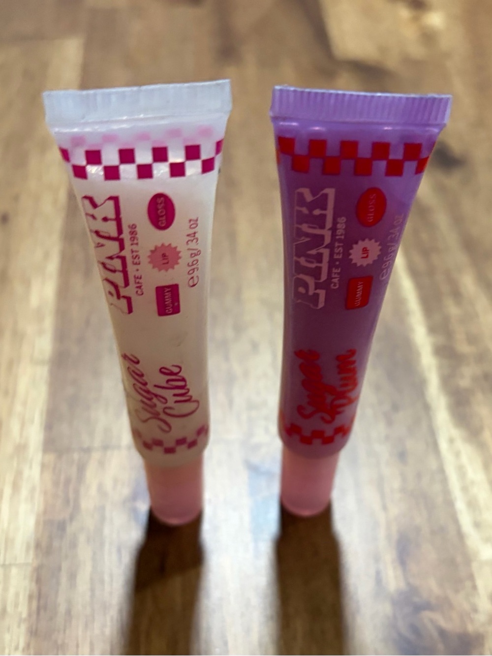 PINK Victoria’s Secret Sugar Cube & Sugar Plum Gummy Lip Gloss Set -